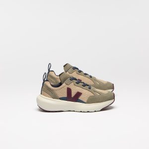 CANARY ELASTIC LACES ALVEOMESH VEJA X BONPOINT SAHARA AMARANTE
