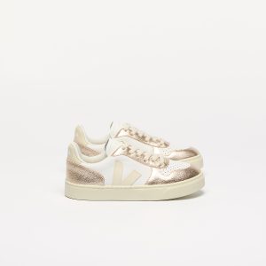V-10 LEATHER WHITE CALCAIRE PLATINE