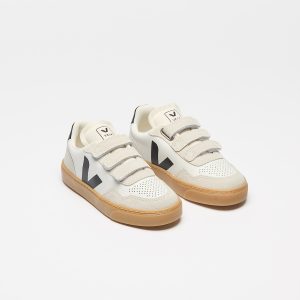 V-90 LEATHER WHITE BLACK NATURAL
