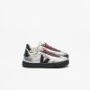 VOLLEY ELASTIC LACES VEJA X JELLY MALLOW LEATHER SILVER