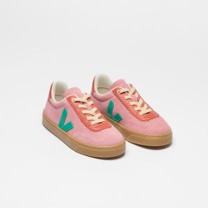 VOLLEY ELASTIC LACES VEJA X JELLY MALLOW SUEDE MARY