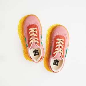 VOLLEY ELASTIC LACES VEJA X JELLY MALLOW SUEDE MARY