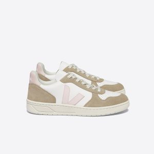 V-10 LEATHER WHITE PETALE SAHARA