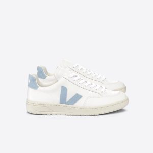 V-12 LEATHER WHITE STEEL