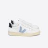 V-12 LEATHER WHITE STEEL NAUTICO