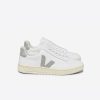 V-12 LEATHER WHITE LIGHT GREY