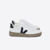 V-12 LEATHER WHITE BLACK DUNE
