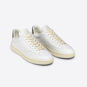 V-12 STITCH LEATHER WHITE KAKI
