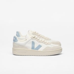 V-90 LEATHER WHITE STEEL