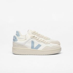 V-90 LEATHER WHITE STEEL