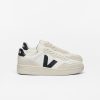 V-90 LEATHER WHITE BLACK
