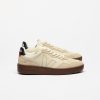 V-90 LEATHER BEIGE ALMOND BLACK