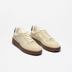 V-90 LEATHER BEIGE ALMOND BLACK