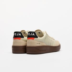 V-90 LEATHER BEIGE ALMOND BLACK