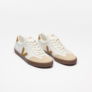 VOLLEY LEATHER WHITE TENT BARK